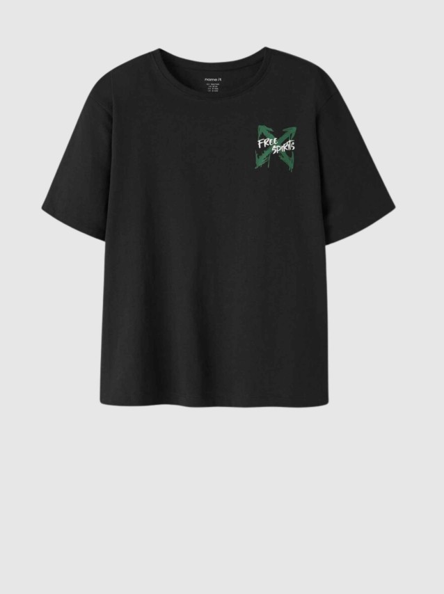 T-Shirt Name It Menino Nkmkemuel Ss Rlx Top Box Ps Noos