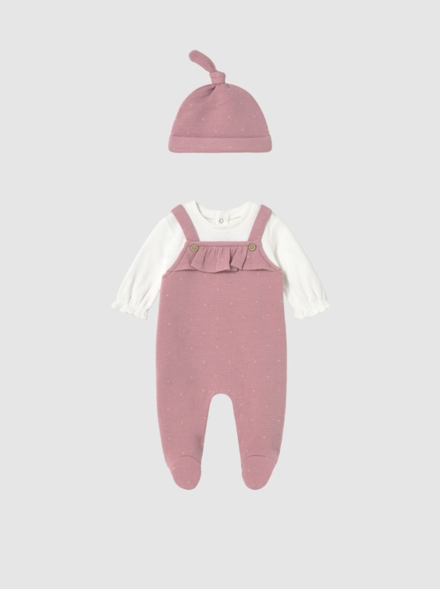 Conjunto 2 Peças Mayoral Menina Fato Bebé Jacquard