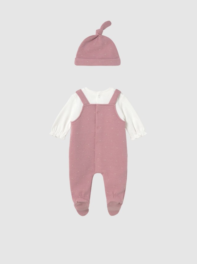 Conjunto 2 Peças Mayoral Menina Fato Bebé Jacquard