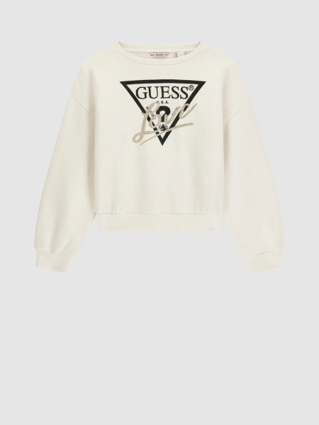 Sweatshirt Guess Menina Relaxed Regular Ls Active Top
