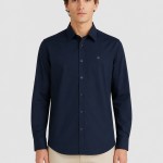 Camisa Tommy Jeans Homem Tjm Reg Poplin Shirt