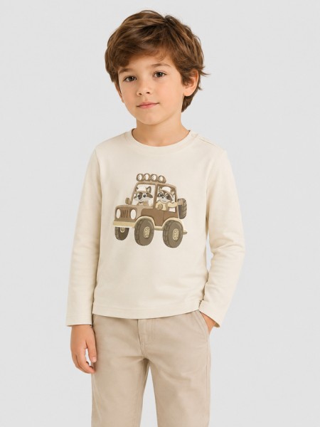 Camisola Mayoral Menino Camisola Veículo Camisola Mayoral Menino Camisola Veículo