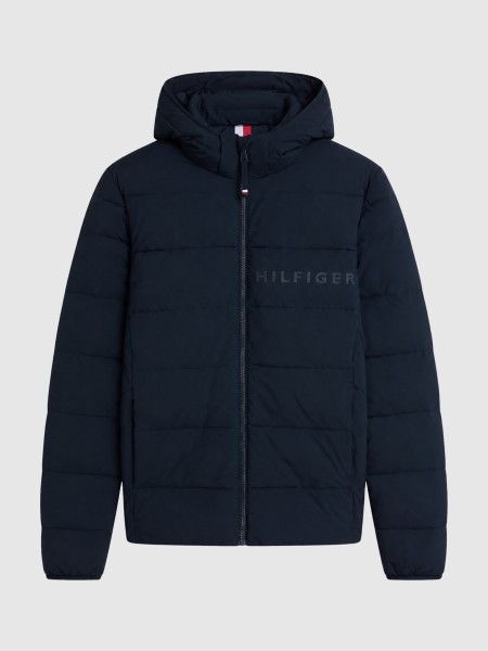Casaco Tommy Hilfiger Homem Detachable Hooded Branded Puffer