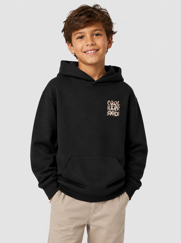 Sweatshirt Name It Menino Nkmkemuel Ls Swe Wh Bru Box Ps Noos