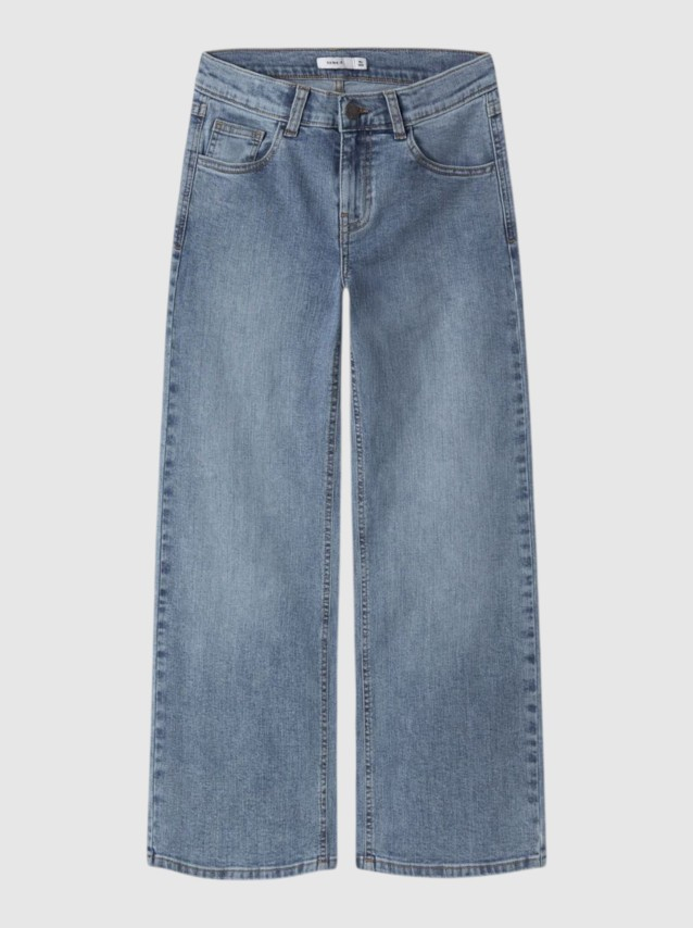 Jeans Name It Menina Nkfrose Wide Jeans 8809-Md Tb