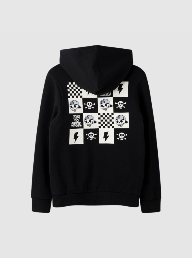Sweatshirt Name It Menino Nkmlasse Ls Swe Wh Bru Box Ps