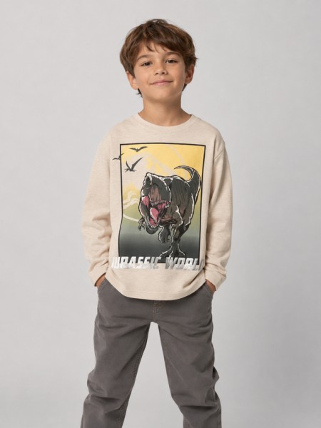 Camisola Name It Menino Nmmjim Jurassic Ls Nreg Top Box Noos Sky