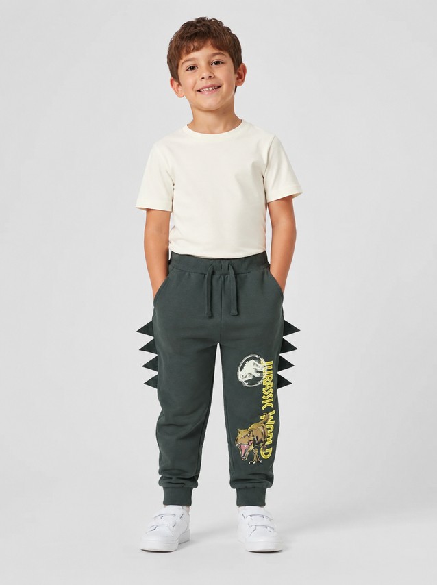 Calças Name It Menino Nmmjal Jurassic Nreg Sweat Pant Bru Sky