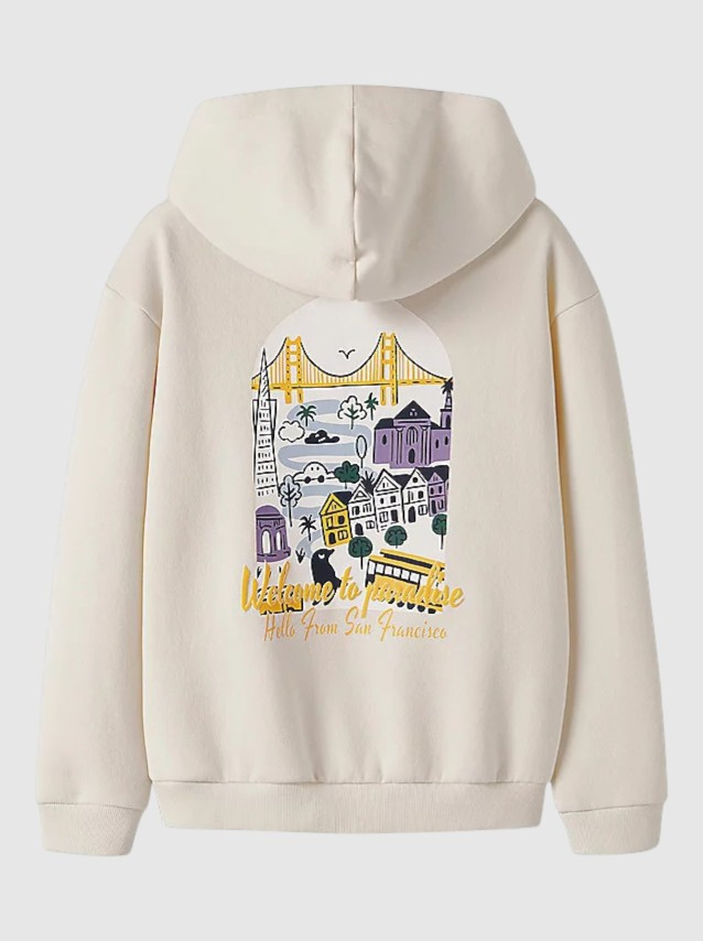 Sweatshirt Name It Menino Nkmnabil Ls Rlx Swe Wh Box Ps