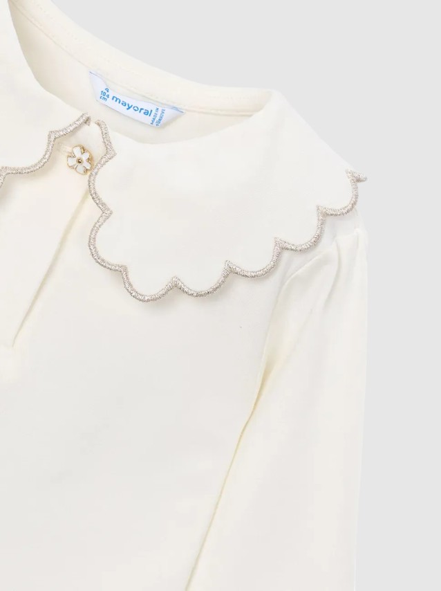 Camisola Mayoral Menina Polo M/comp. B�sico Beb�