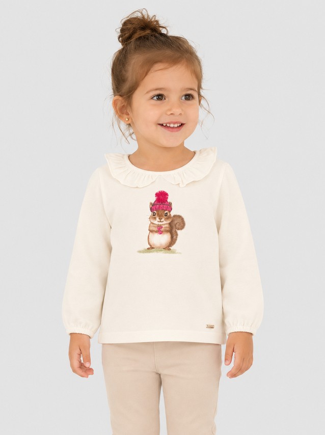Camisola Mayoral Menina Camiseta M/comp Cl�ssica