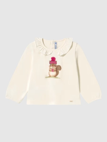 Camisola Mayoral Menina Camiseta M/comp Cl�ssica