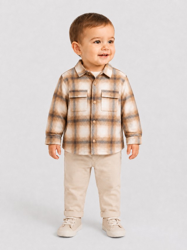 Sobrecamisa Mayoral Menino Sobrecamisa Xadrez Forrada