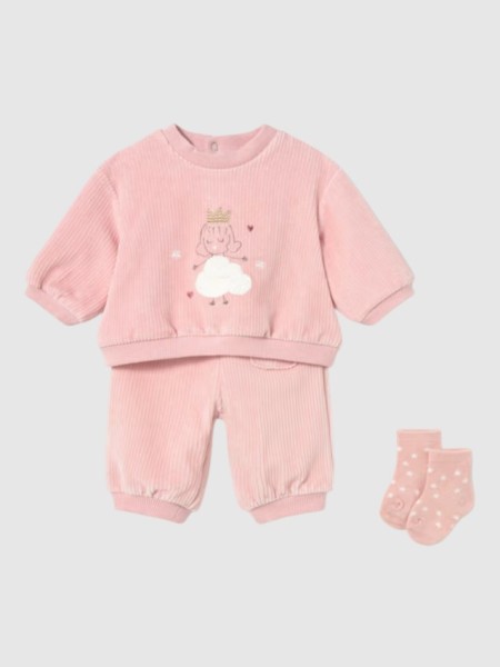 Conjunto 3 Peças Mayoral Menina Fato Treino Com Soquetes Conjunto 3 Peças Mayoral Menina Fato Treino Com Soquetes