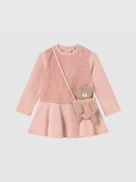Vestido Mayoral Menina Vestido Comb C/bolsa Ursinho