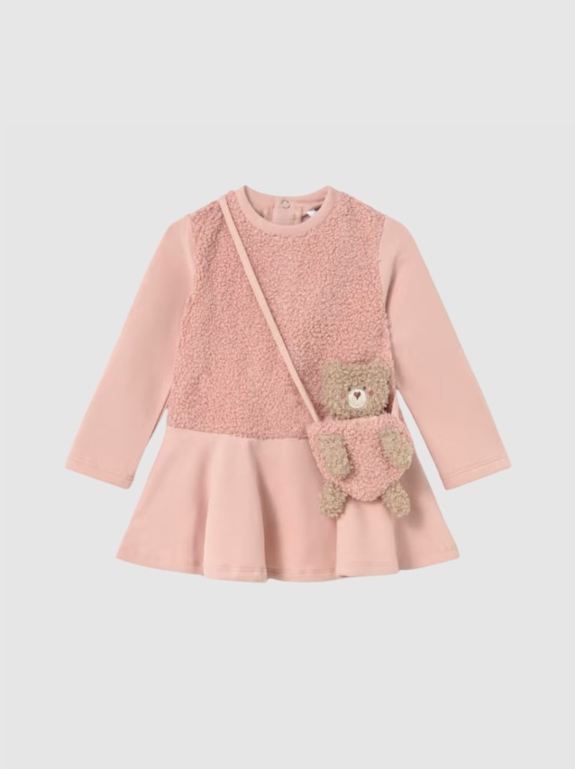 Vestido Mayoral Menina Vestido Comb C/bolsa Ursinho
