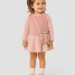 Vestido Mayoral Menina Vestido Comb C/bolsa Ursinho
