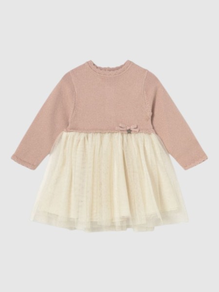 Vestido Mayoral Menina Vestido Comb Tric� E Tule