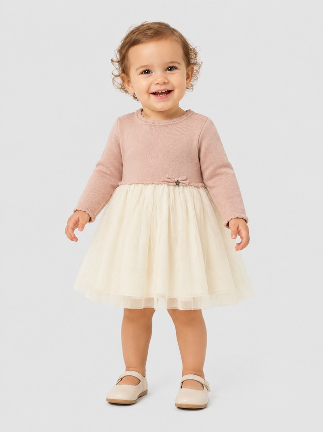 Vestido Mayoral Menina Vestido Comb Tric� E Tule