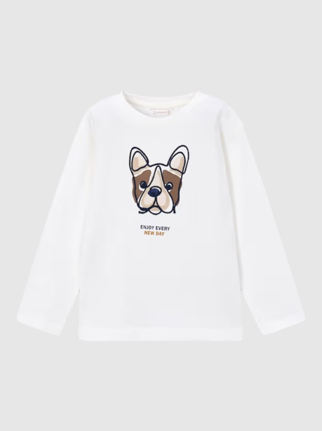 Camisola Mayoral Menino Camiseta M/comp. Bordada