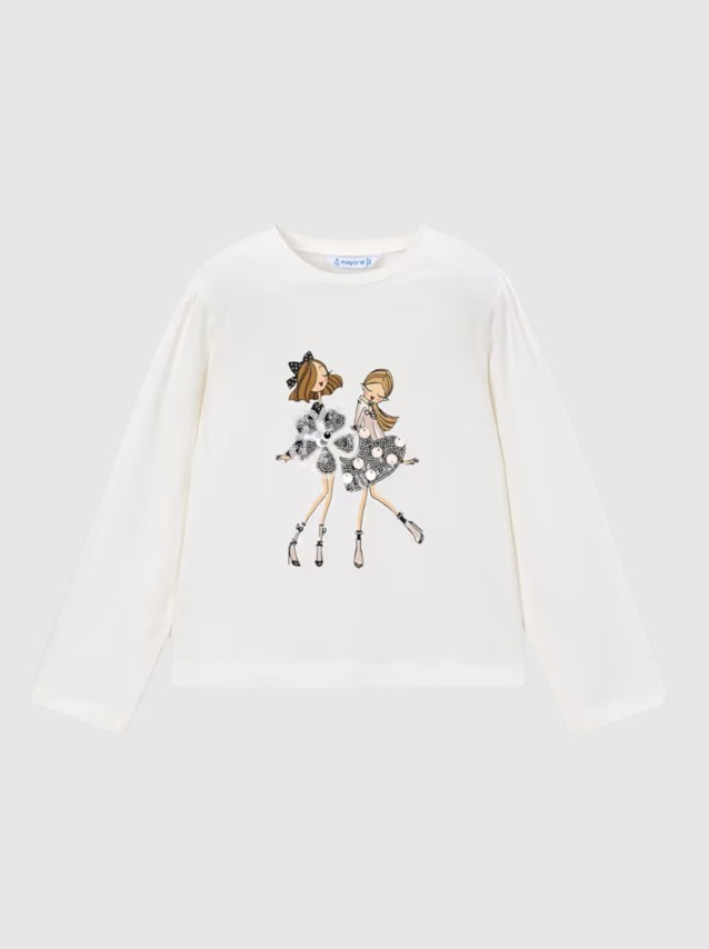 Camisola Mayoral Menina Camiseta M/comp. Clássica