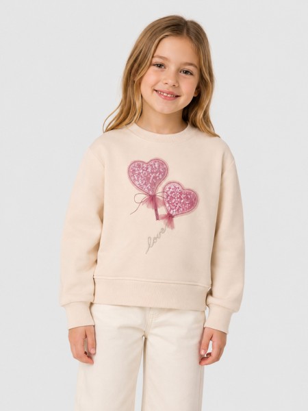 Sweatshirt Mayoral Menina Sweat Aplicações Sweatshirt Mayoral Menina Sweat Aplicações