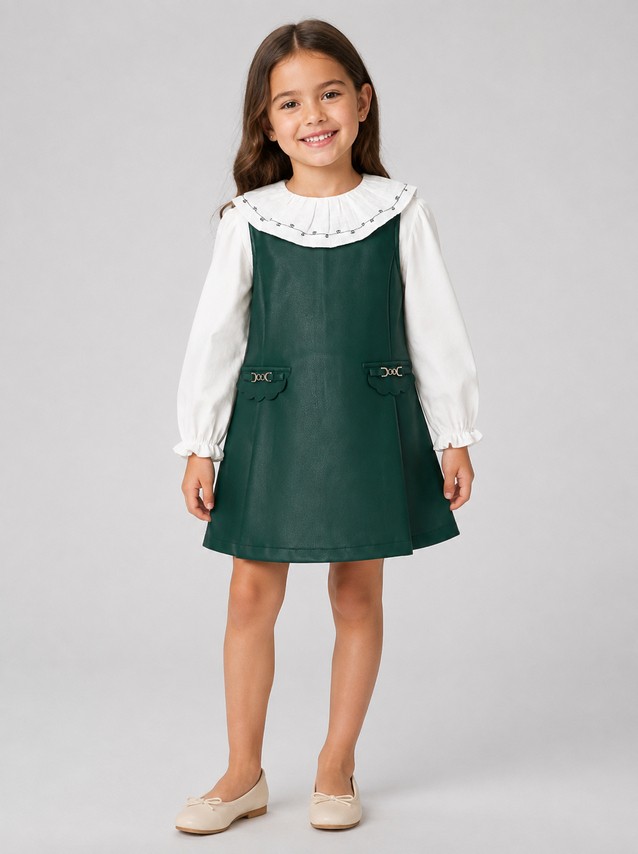 Vestido Mayoral Menina Vestido Combinado