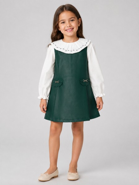 Vestido Mayoral Menina Vestido Combinado Vestido Mayoral Menina Vestido Combinado