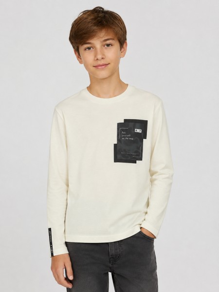 Camisola Mayoral Menino Camiseta M/comp. Bolso