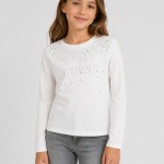 Camisola Guess Menina Ls Midi T-Shirt