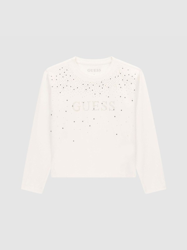 Camisola Guess Menina Ls Midi T-Shirt