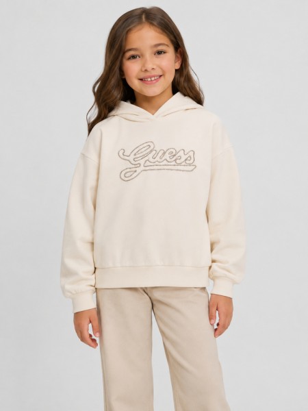 Sweatshirt Guess Menina Relaxed Regular Hooded Ls Act Sweatshirt Guess Menina Relaxed Regular Hooded Ls Act