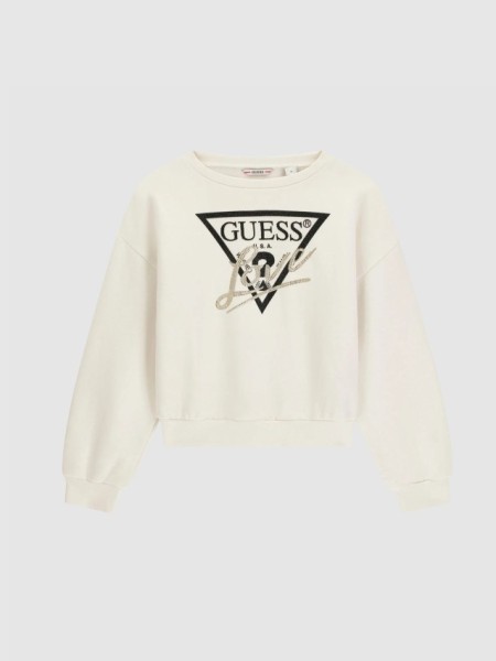 Sweatshirt Guess Menina Relaxed Regular Ls Active Top