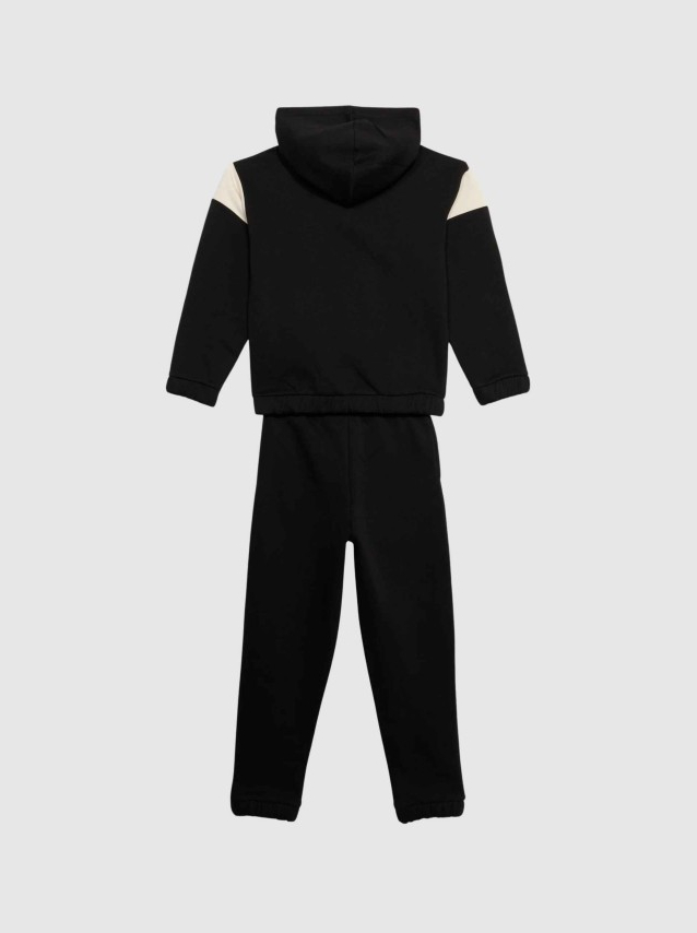 Conjunto 2 Pe�as Calvin Klein Menino Ck Colorbloack Hoodie Set