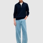 Camisola Tommy Jeans Homem Tjm Slm Ess Light � Zip Swtr Ext