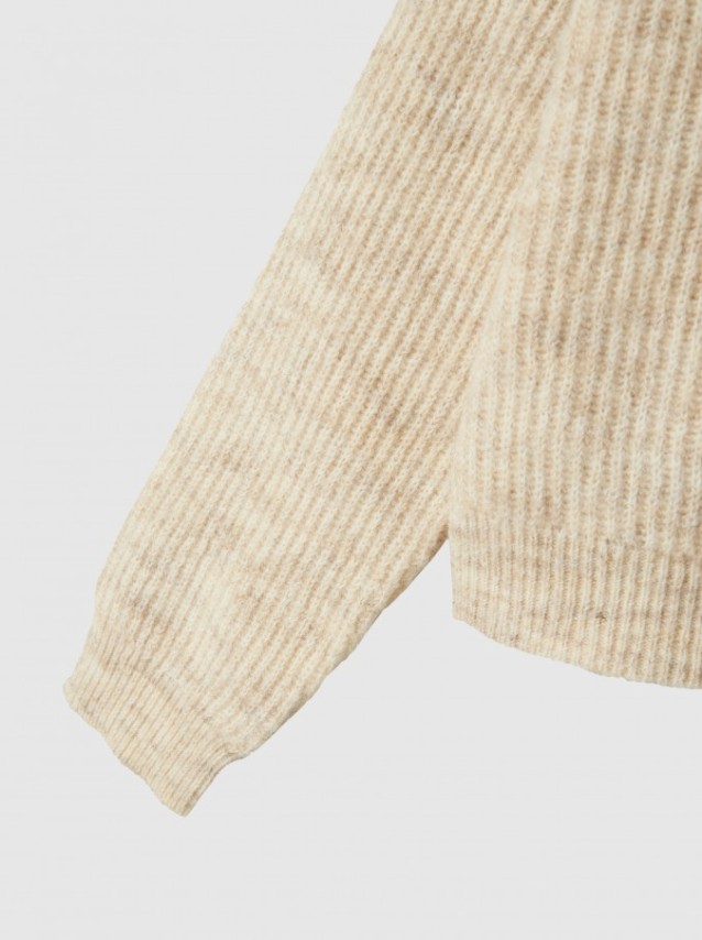 Camisola Name It Menina Nkfholly Ls Boxy Short Knit Noos