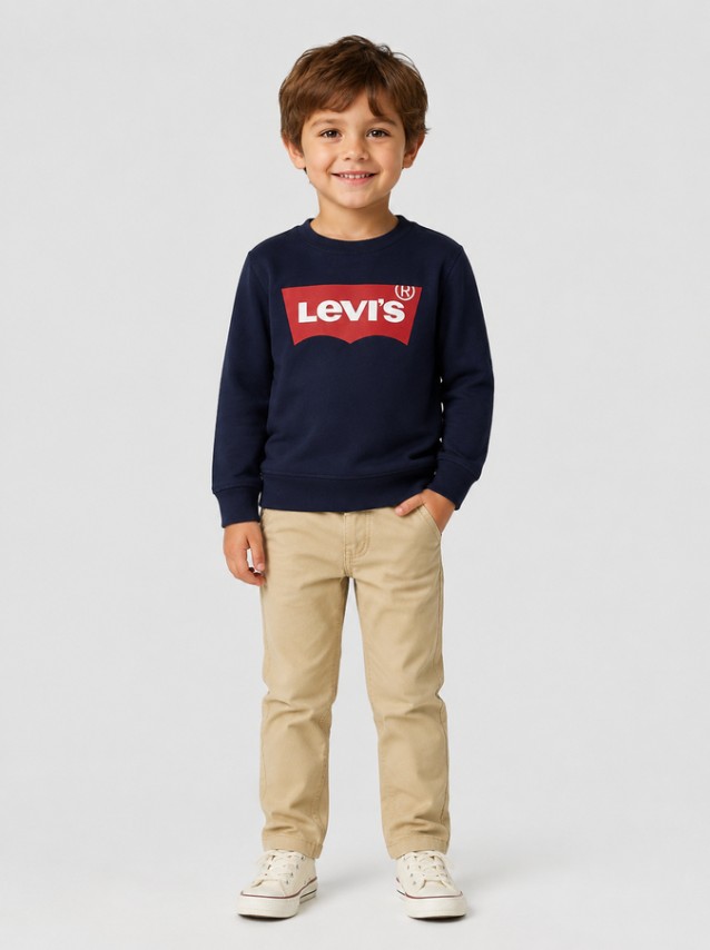 Sweatshirt Levis Menino Batwing Crewneck Sweatshirt