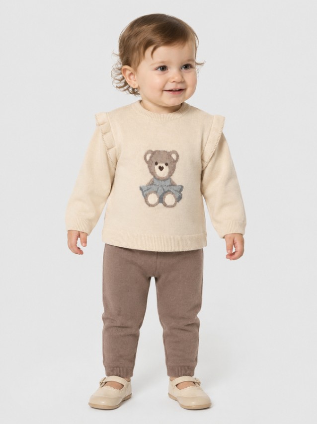 Conjunto 2 Peças Mayoral Menina Conj Calça Tricô