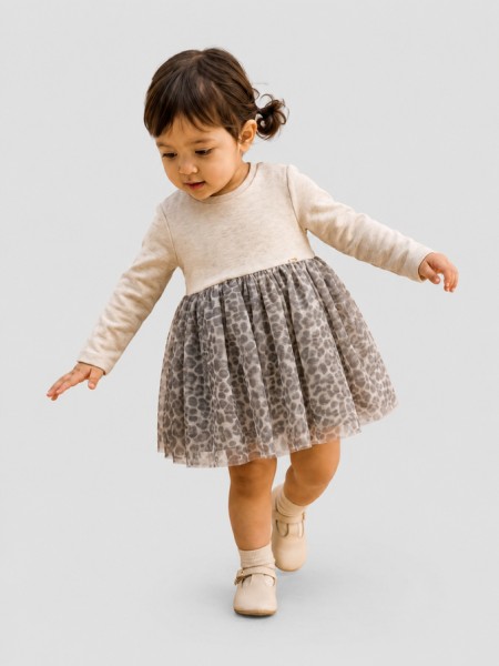 Vestido Mayoral Menina Vestido C/ Tule Vestido Mayoral Menina Vestido C/ Tule
