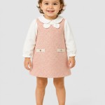 Vestido Mayoral Menina Vestido Comb. Ponto Tweed