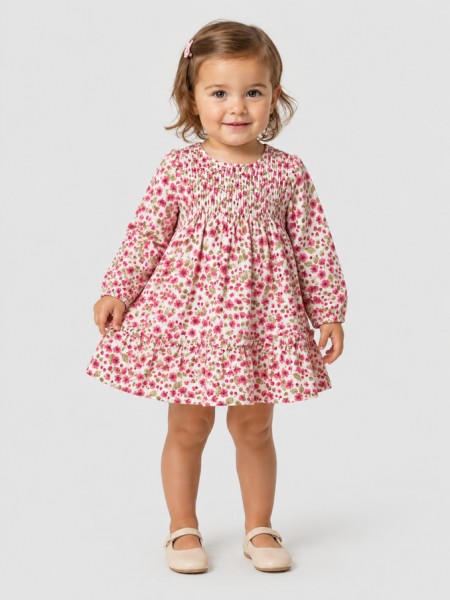 Vestido Mayoral Menina Vestido Estampado Vestido Mayoral Menina Vestido Estampado