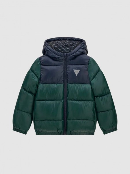 Casaco Guess Menino Polyester Hooded Ls Puffer Jac