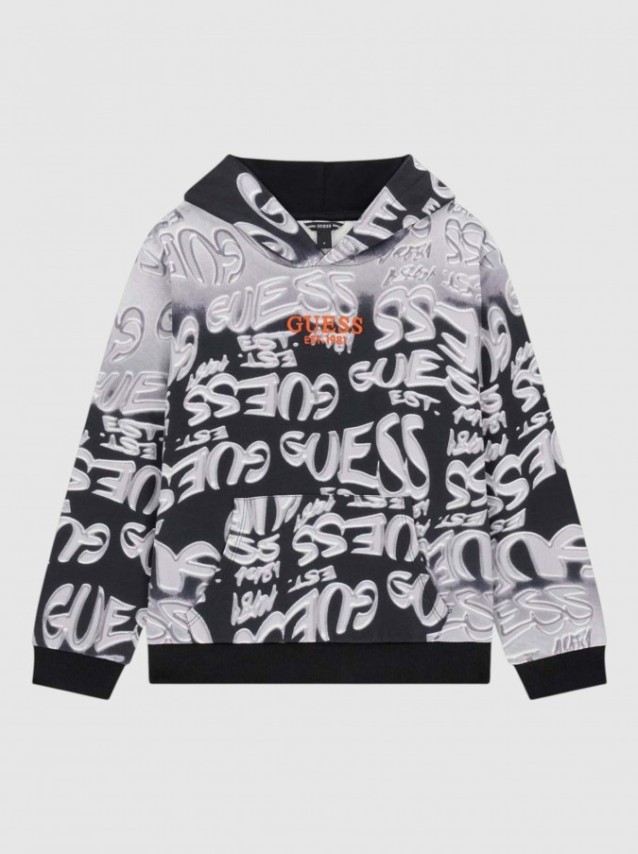 Sweatshirt Guess Menino Hooded Ls Active Top