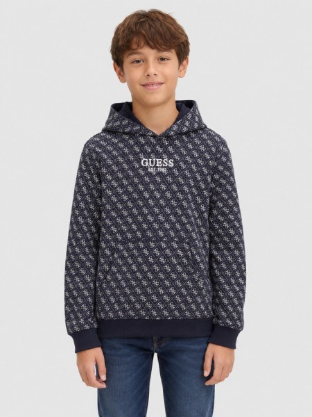 Sweatshirt Guess Menino Hooded Ls Active Top