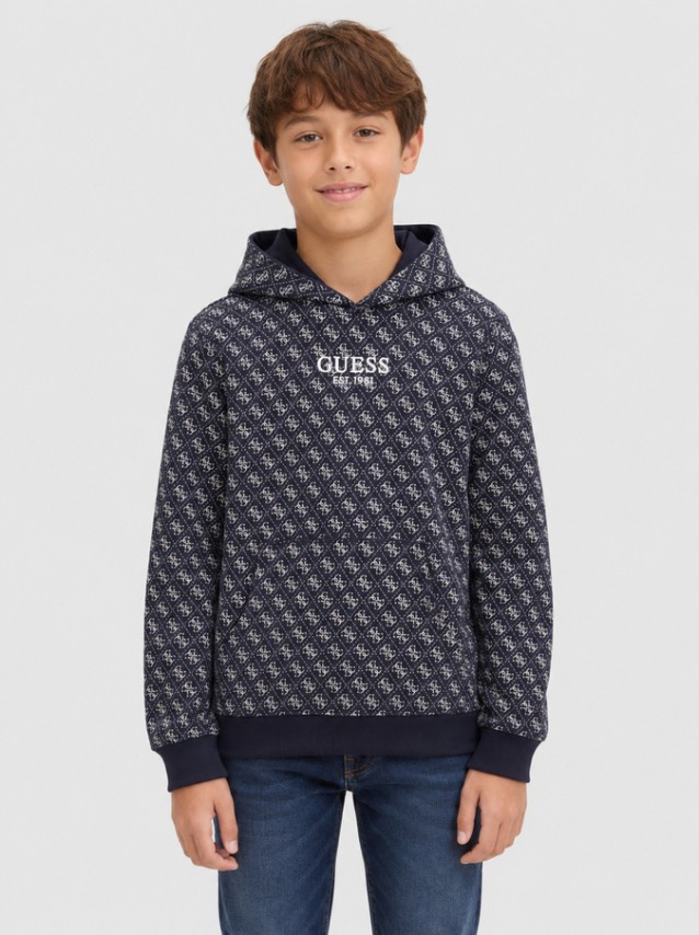 Sweatshirt Guess Menino Hooded Ls Active Top