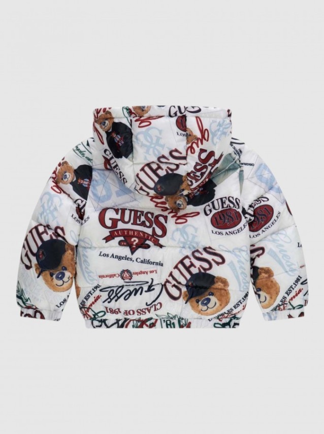 Casaco Guess Menino Polyester Hooded Ls Puffer Jac