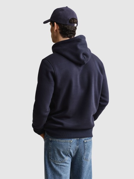 Sweatshirt Gant Homem Reg Shield Hoodie