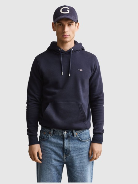 Sweatshirt Gant Homem Reg Shield Hoodie