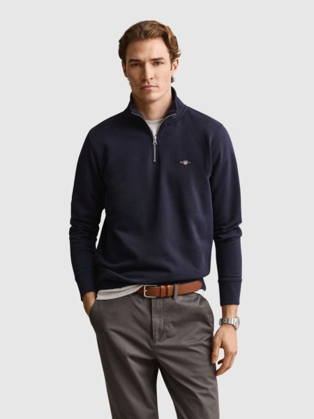 Sweatshirt Gant Homem Reg Shield Half Zip Sweat
