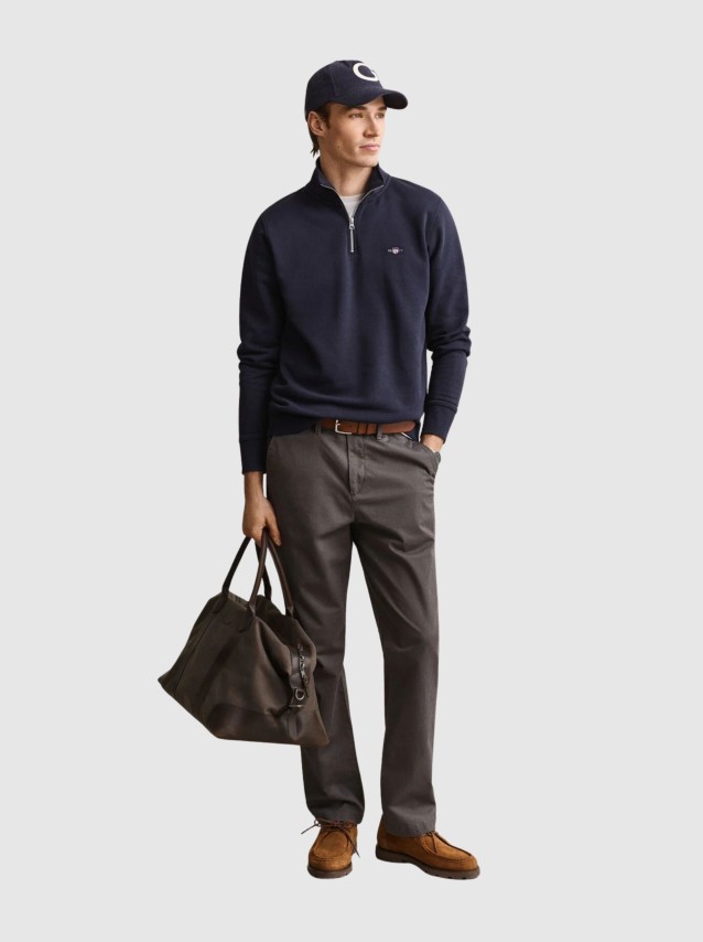 Sweatshirt Gant Homem Reg Shield Half Zip Sweat